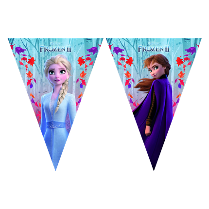 Guirlande fanions La Reine des Neiges