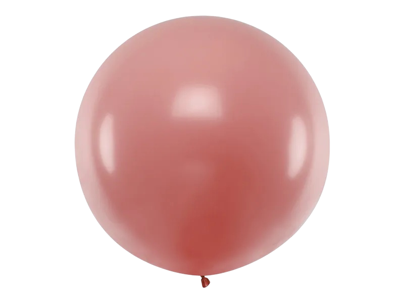 Ballon Rond Pastel Terracotta 1 m – Ballon Géant Décoration de Fête