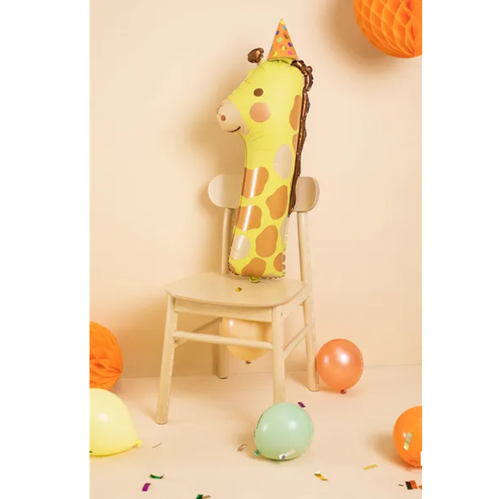 Ballon Mylar Chiffre 1 Girafe 84 cm – Ballon Aluminium Anniversaire