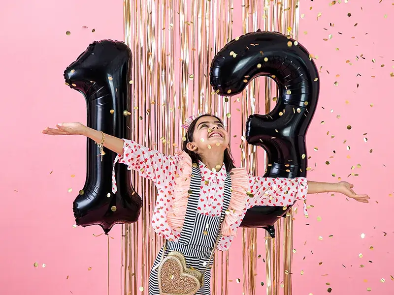 Ballon Aluminium Chiffre 3 Noir 86 cm – Ballon Mylar Anniversaire