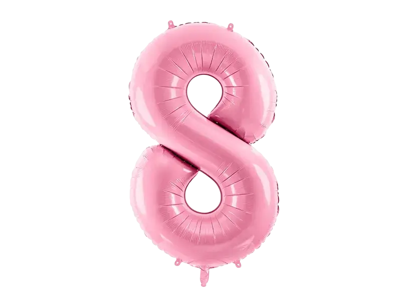 Ballon Aluminium Chiffre 8 Rose 86 cm – Ballon Mylar Anniversaire