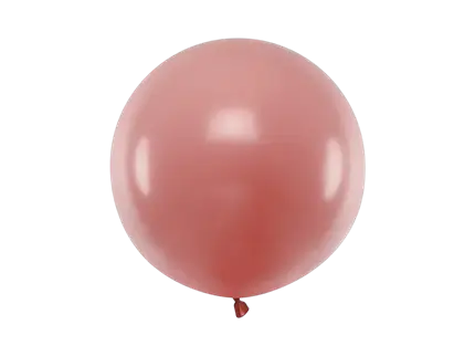 Ballon rond 60 cm, rose sauvage pastel