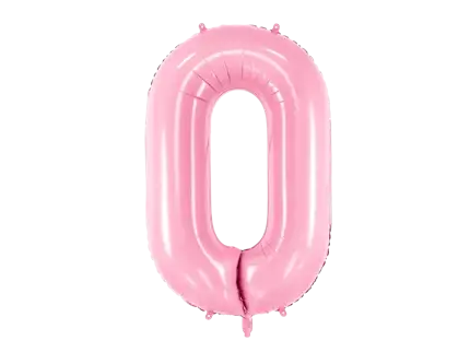 Ballon Aluminium Chiffre 0 Rose 86 cm – Ballon Mylar Anniversaire