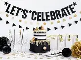 Pailles en papier noires à pois blancs – lot de 10 pailles jetables pour anniversaire et décoration de table