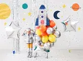 Ballons Glossy argent 30 cm – lot de 10 ballons métallisés pour anniversaire et décoration de fête