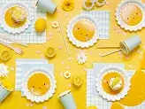 Assiettes d'anniversaire Baleines 18 cm – lot de 6 assiettes en papier pour fête enfant