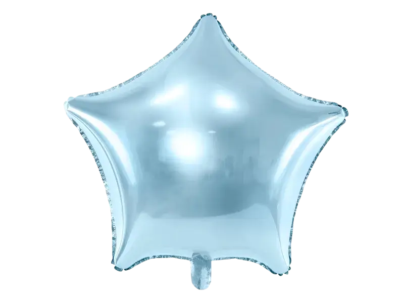 Ballon Mylar étoile bleu 48 cm – ballon métallisé pour anniversaire et décoration de fête
