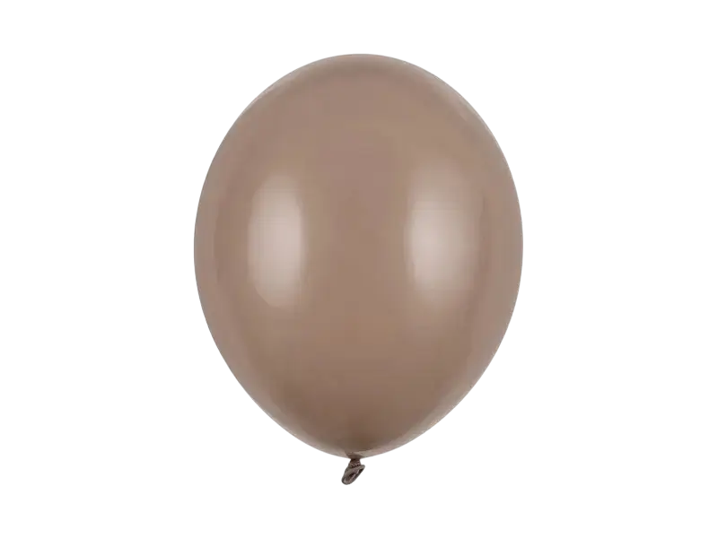 Ballons Strong Pastel Cappuccino 30 cm – lot de 50 ballons pour décoration de mariage et événement