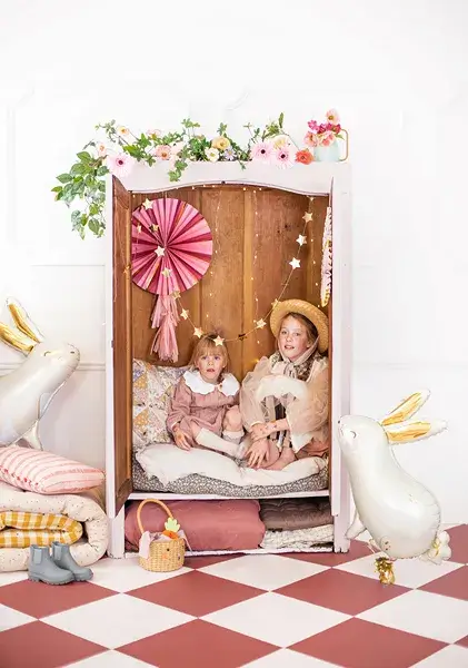 Ballon aluminium Lièvre 88 cm – ballon géant lapin pour Pâques, anniversaire et décoration de fête