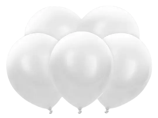 Ballons LED blancs 30 cm – lot de 5 ballons lumineux multicolores pour anniversaire et soirée
