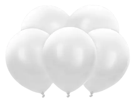 Ballons LED blancs 30 cm – lot de 5 ballons lumineux multicolores pour anniversaire et soirée