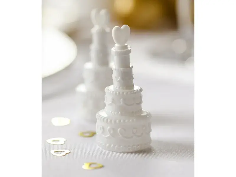 Bulles de savon Pièce montée – lot de 24 tubes pour mariage, baptême et célébration
