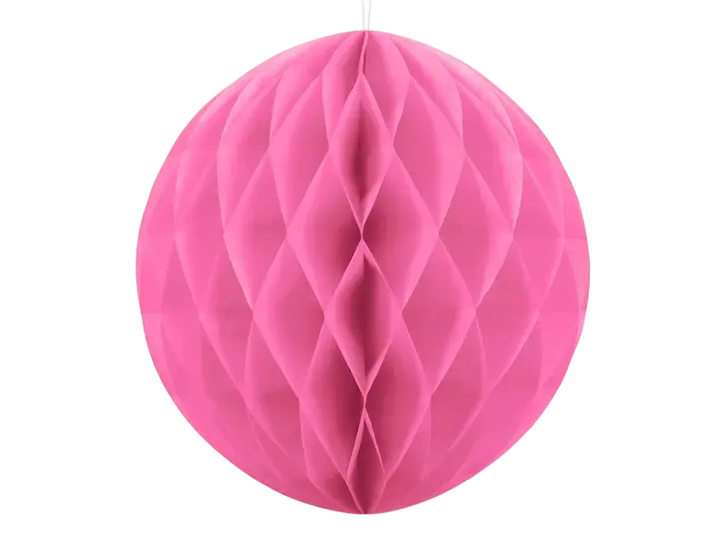 Boule en papier de soie rose 30 cm – décoration suspendue pour anniversaire, mariage et baby shower