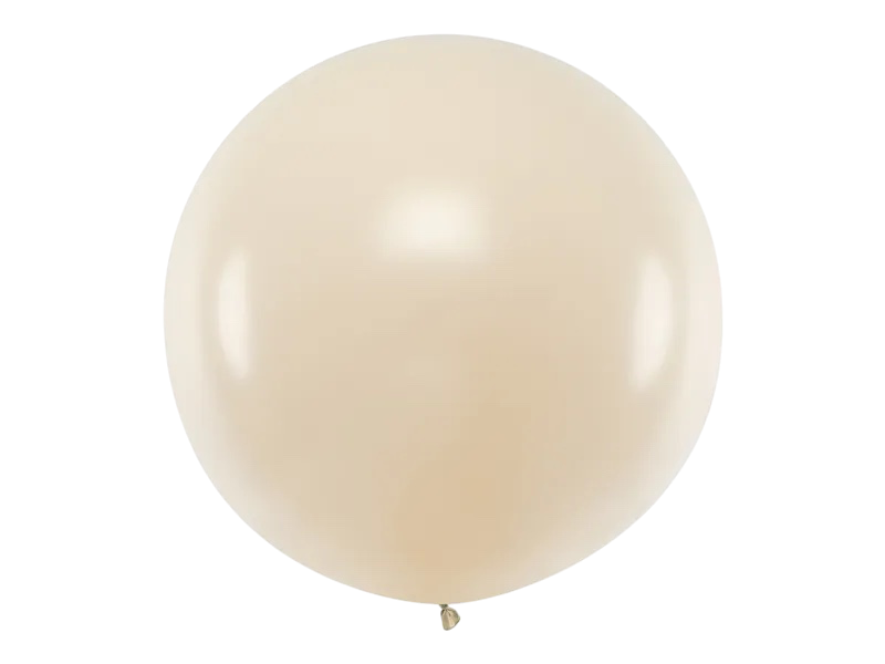 Ballon rond géant nude 1 m – ballon XXL pour mariage, baby shower et décoration événementielle
