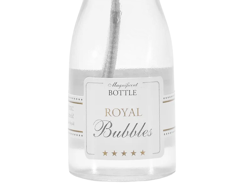 Bulles de savon Royal – lot de 24 flacons pour mariage, baptême et célébration