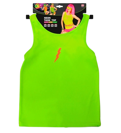 Maillot vert fluo – accessoire fluo pour soirée, festival et déguisement années 80