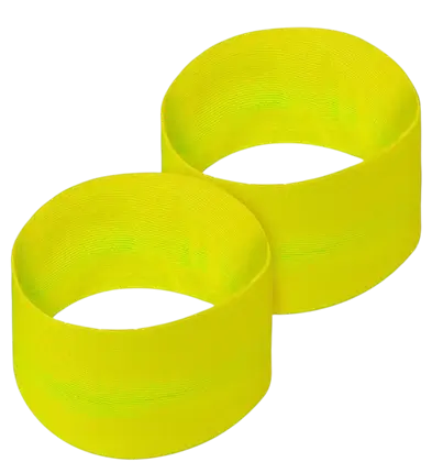 Paire de Poignets Vert Fluo – Bracelets Néon pour Soirée Années 80, Festival &amp; Déguisement
