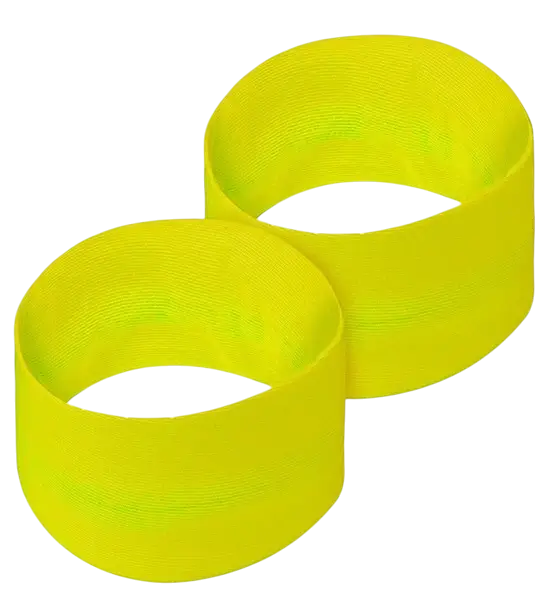 Paire de Poignets Jaune Fluo – Bracelets Néon pour Soirée Années 80, Festival &amp; Déguisement