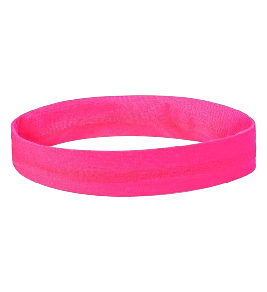 Bandeau Rose Fluo – Accessoire Années 80 pour Soirée, Sport &amp; Déguisement