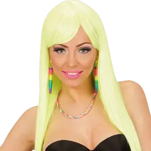 Boucles d'Oreilles Cônes Néon Multicolores – Accessoire Années 80 &amp; Soirée Fluo