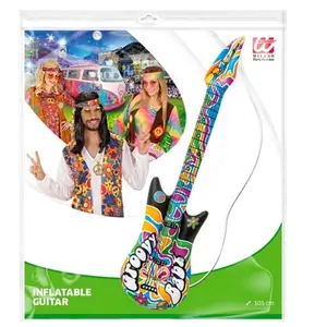 Guitare Gonflable Groovy 105 cm – Accessoire Hippie Années 70 &amp; Soirée