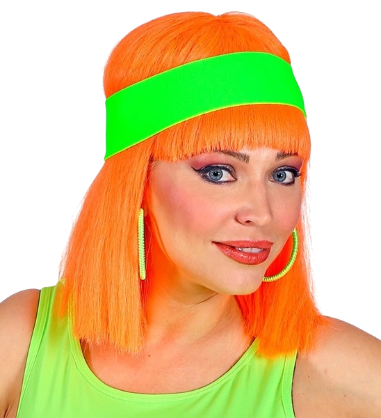 Bandeau Vert Fluo – Accessoire Années 80 pour Soirée, Sport &amp; Déguisement