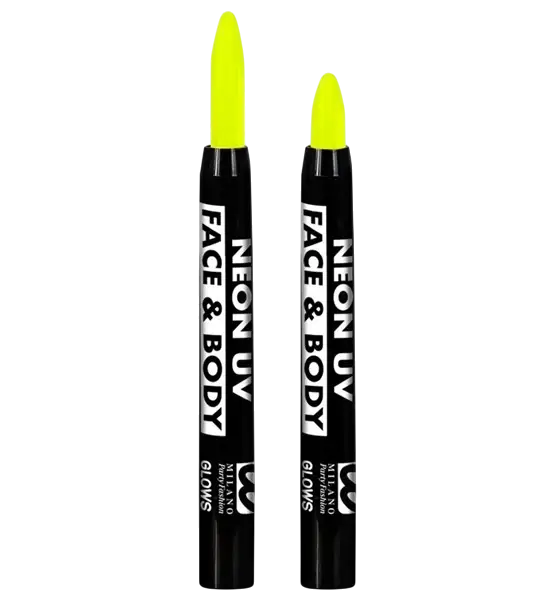 Crayon Maquillage à l’Eau Jaune Fluo 3,5 ml – Aqua Make Up Visage &amp; Corps