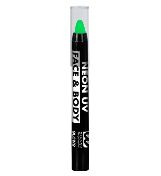 Rouge à Lèvres Fluorescent UV Vert – Maquillage Halloween Carnaval – 6 ml