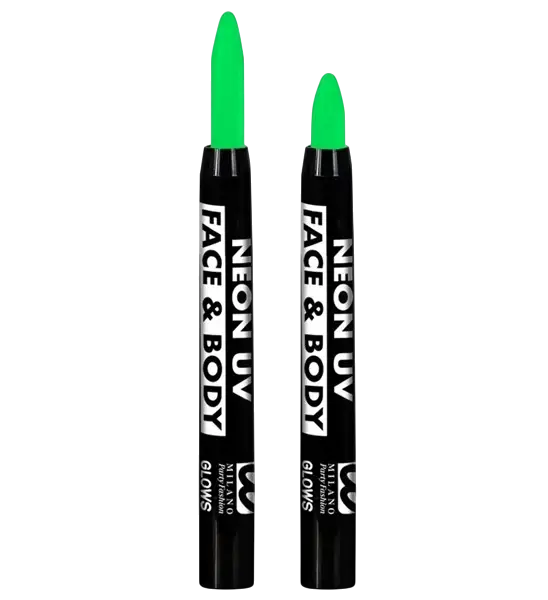 Rouge à Lèvres Fluorescent UV Vert – Maquillage Halloween Carnaval – 6 ml