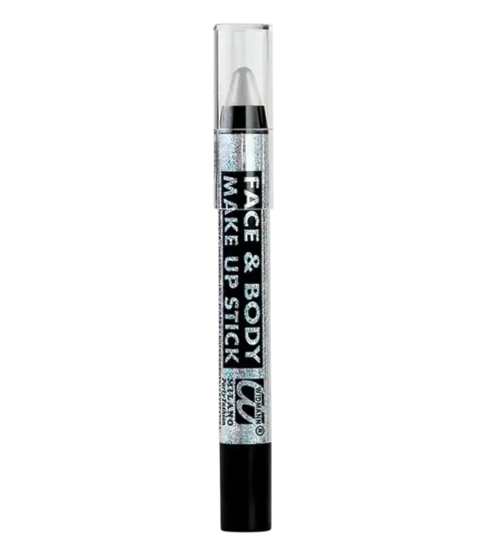 Crayon de maquillage argent 3,5 ml – maquillage pour carnaval, Halloween et fêtes à thème