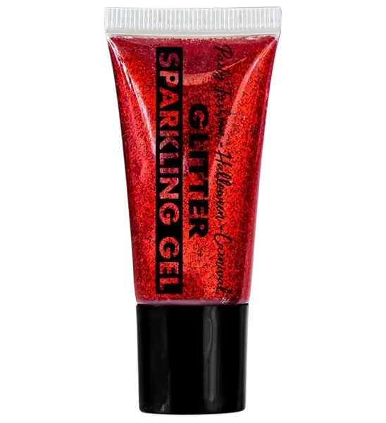 Crème Scintillante Rouge 25 ml – Maquillage Pailleté Visage &amp; Corps