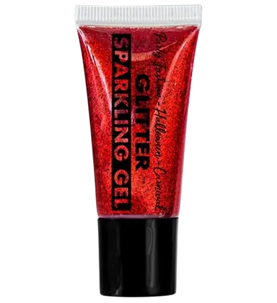 Crème Scintillante Rouge 25 ml – Maquillage Pailleté Visage &amp; Corps