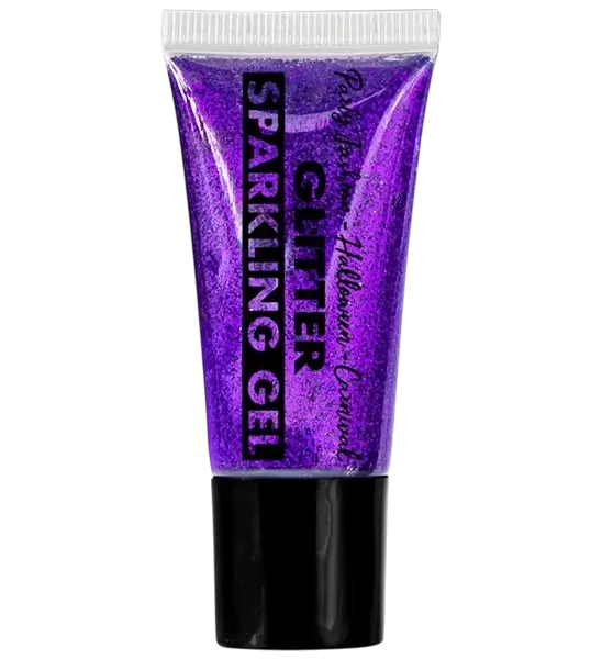 Crème Scintillante Violette 25 ml – Maquillage Pailleté Visage &amp; Corps