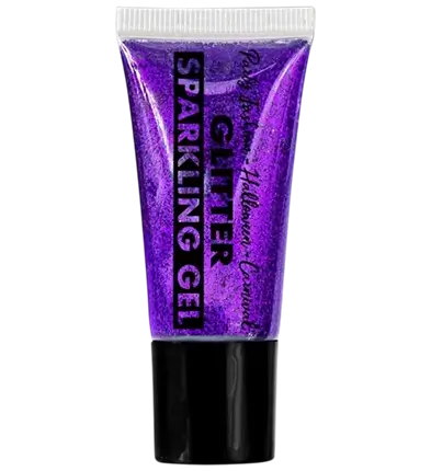 Crème Scintillante Violette 25 ml – Maquillage Pailleté Visage &amp; Corps