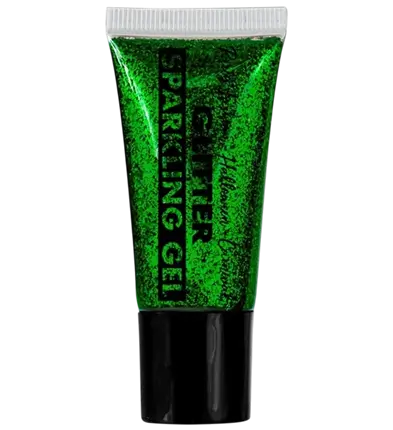 Crème Scintillante Verte 25 ml – Maquillage Pailleté Visage &amp; Corps