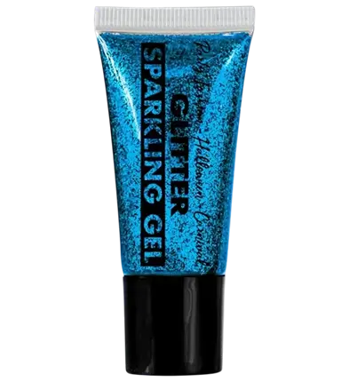 Crème Scintillante Bleue 25 ml – Maquillage Pailleté Visage &amp; Corps