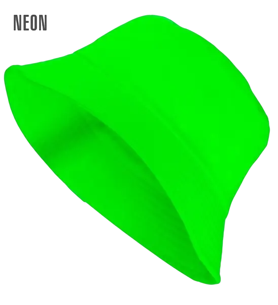 Chapeau Pêcheur Vert Fluo – Bob Fluorescent pour Festival, Soirée &amp; Déguisement