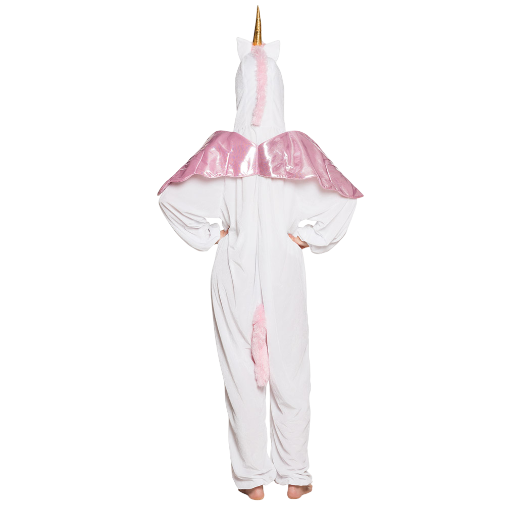 Déguisement Licorne Blanc Enfant jusqu’à 1,40 m – Costume Peluche à Capuche