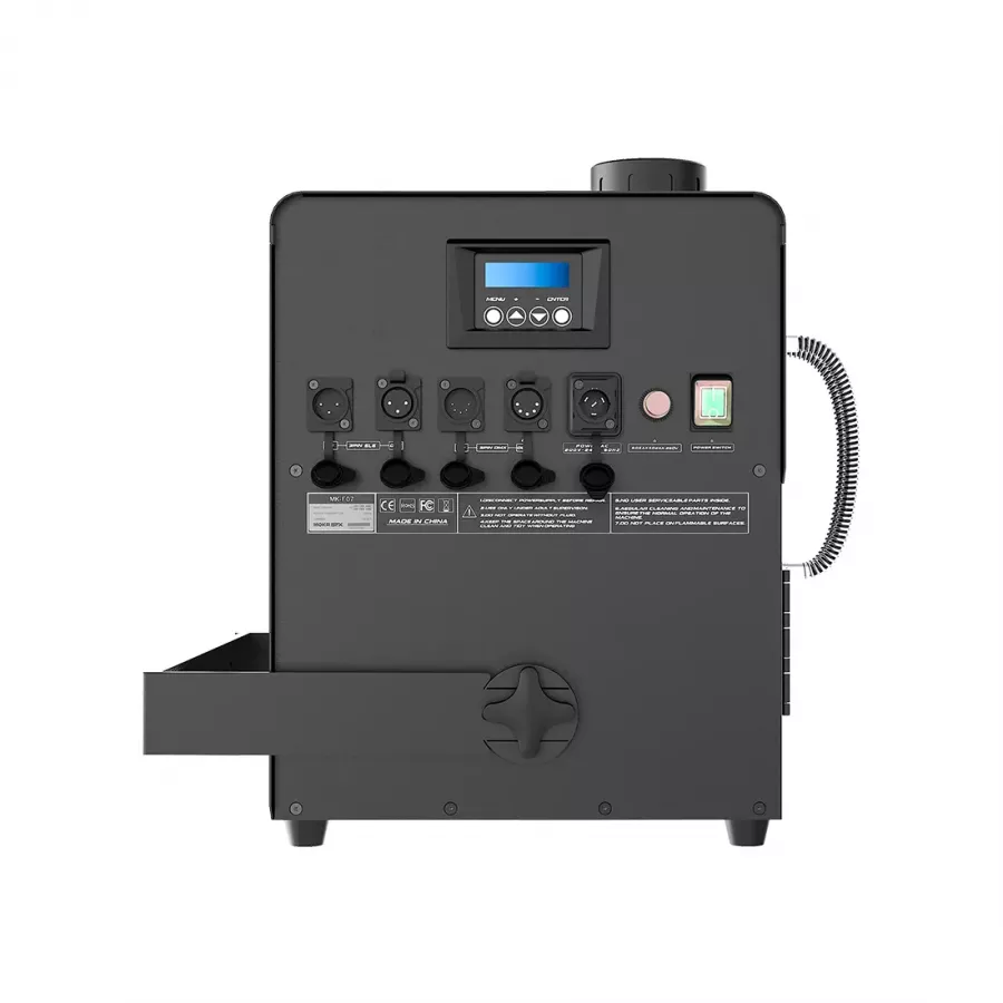 NOVA FOG JET - Machine à fumée EFFET CO2, IP65 + LED 24x9W - Projection 15 mètres