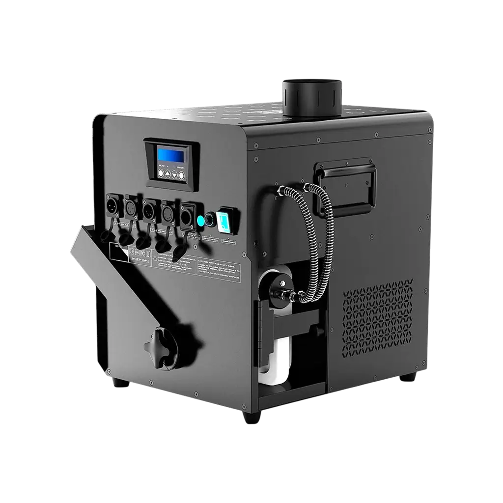 NOVA FOG JET - Machine à fumée EFFET CO2, IP65 + LED 24x9W - Projection 15 mètres