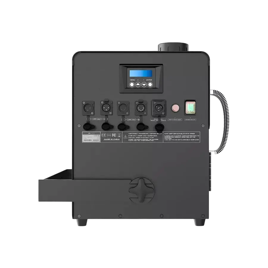 NOVA FOG JET - Machine à fumée EFFET CO2, IP65 + LED 24x9W - Projection 15 mètres