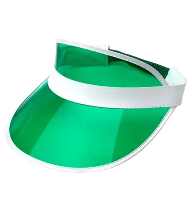 Casquette verte visière