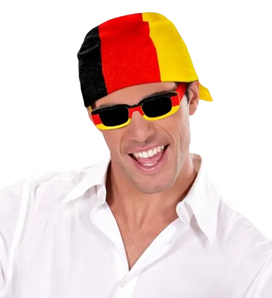 Bandana Allemagne 55 cm en coton – Supporter et déguisement