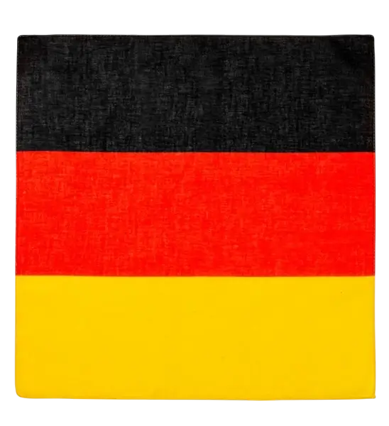 Bandana Allemagne 55 cm en coton – Supporter et déguisement