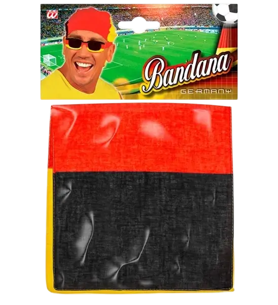 Bandana Allemagne 55 cm en coton – Supporter et déguisement