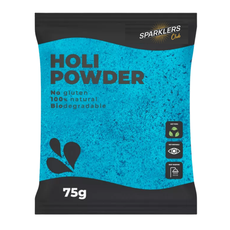 poudre holi bleue 75g