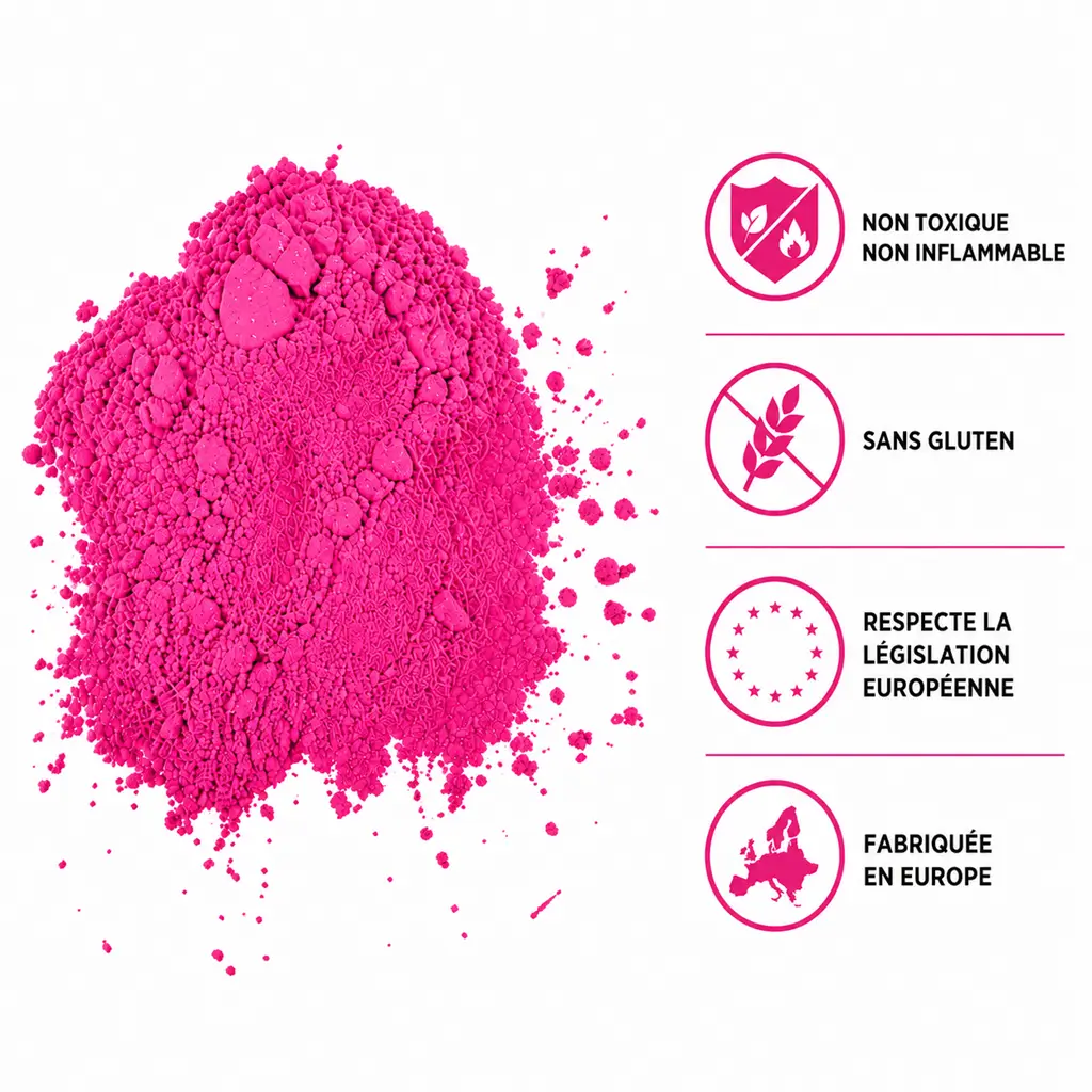 Poudre Holi ROSE - Sachet 75 grammes