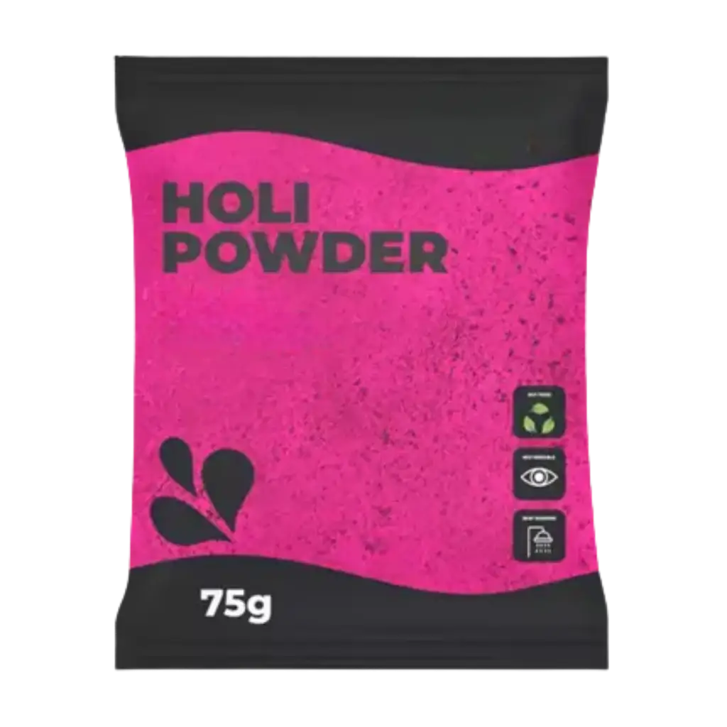 Poudre Holi ROSE - Sachet 75 grammes