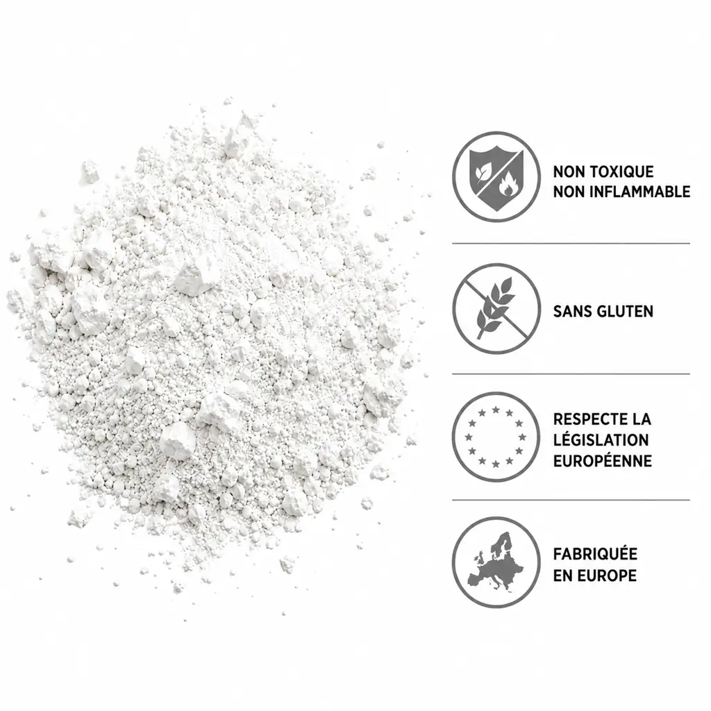 Poudre Holi BLANC - Sachet 75 grammes