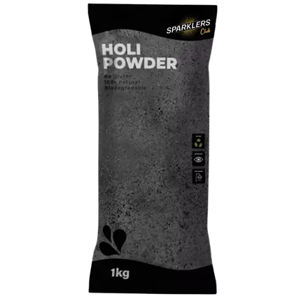 Poudre Holi Noir - Sachet de 1kg